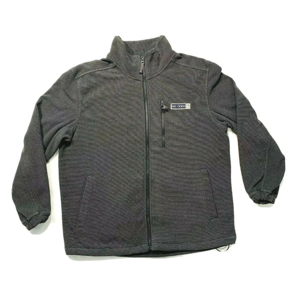 NEW Vintage Big Dogs Polar Dogs High Tech‎ Fleece Jacket Full Zip Fleece Lined S